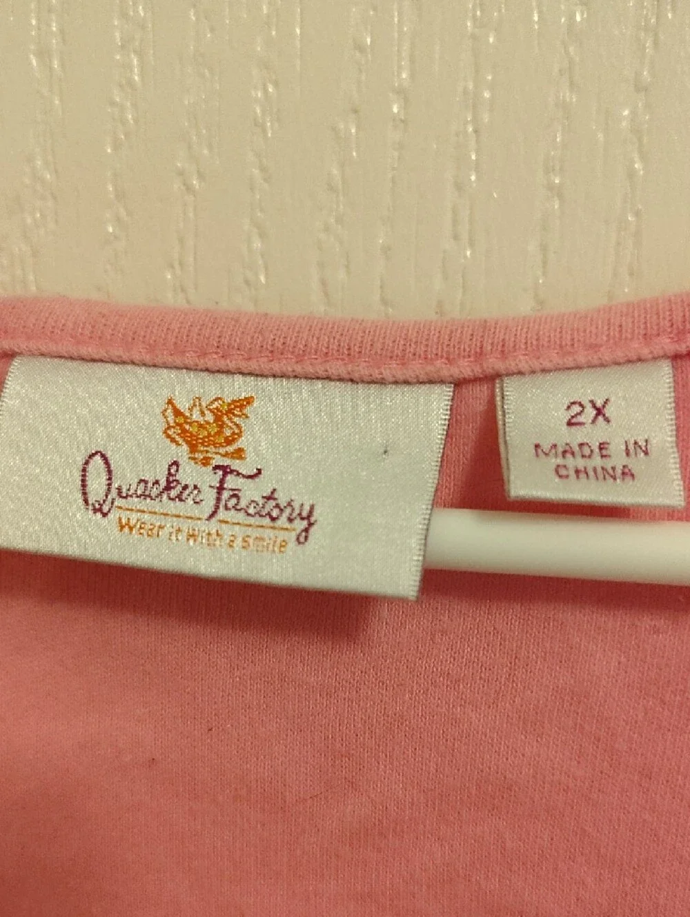 Quacker Factory Pink Floral Butterfly Tunic - Picture 2 of 4